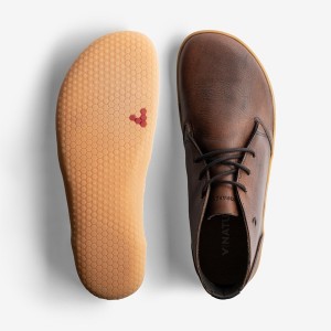 Men's Vivobarefoot Preorder 'gobi Lux' Lifestyle Shoes Brown | 2450691-KL