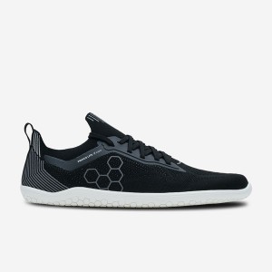 Men's Vivobarefoot Primus Lite Knit Lifestyle Shoes Obsidian | 1307628-MJ