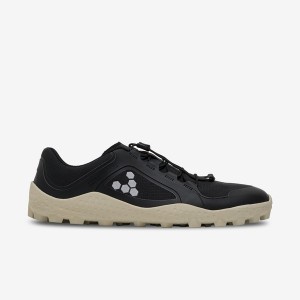 Men's Vivobarefoot Primus Trail Iii All Weather Sg Hiking Shoes Obsidian | 0842537-XN