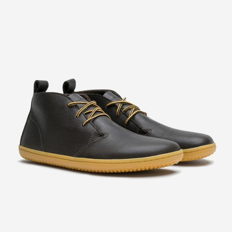 Men's Vivobarefoot Preorder 'gobi Iv' Lifestyle Shoes Obsidian | 4936028-VY