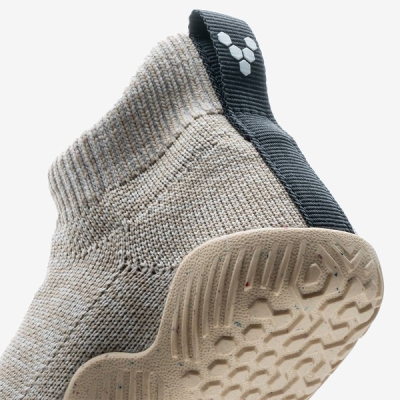 Vivobarefoot Pluma Knit Kids Grey | 2610758-BH