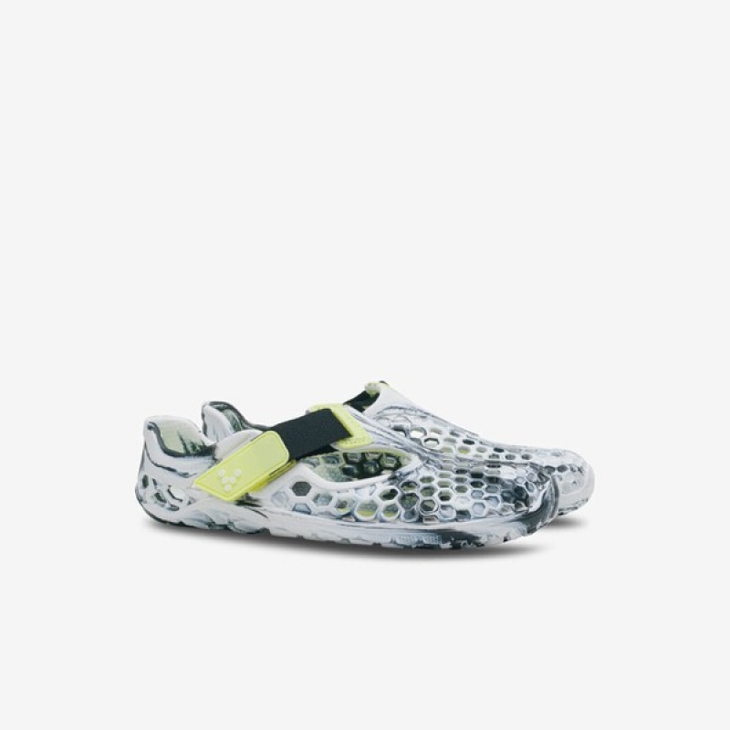 Vivobarefoot Ultra Bloom Kids Obsidian / White | 3024587-CJ