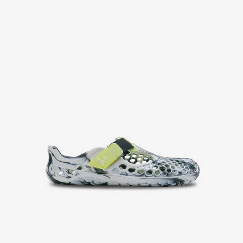 Vivobarefoot Ultra Bloom Kids Obsidian / White | 3024587-CJ