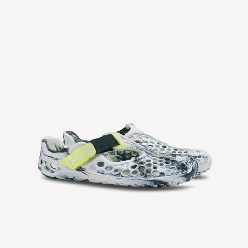 Vivobarefoot Ultra Bloom Kids Obsidian / White | 0137846-NF